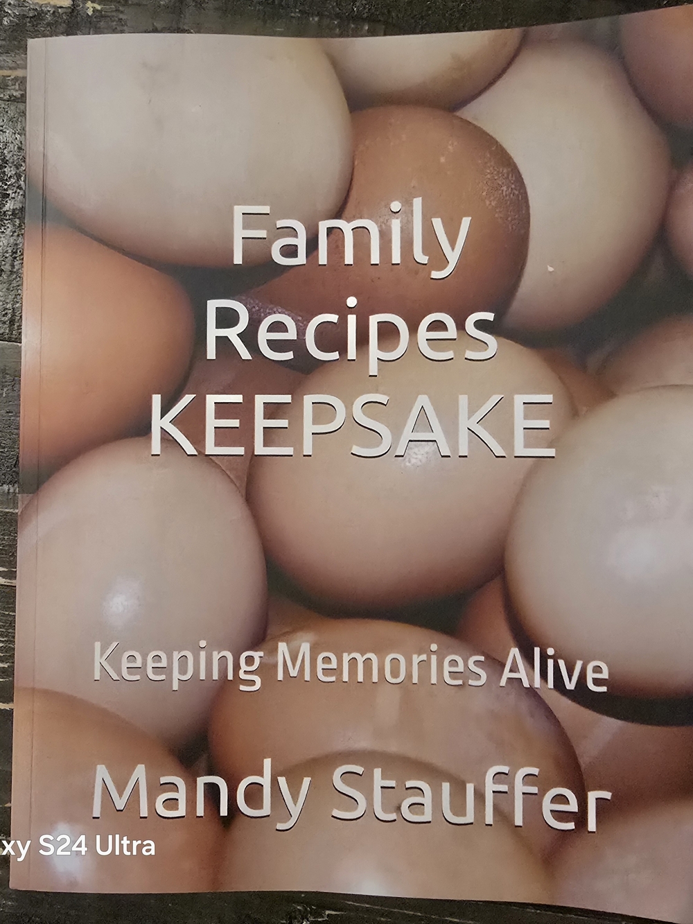 New-Family Recipes Keepsake Recipe Book - Brown